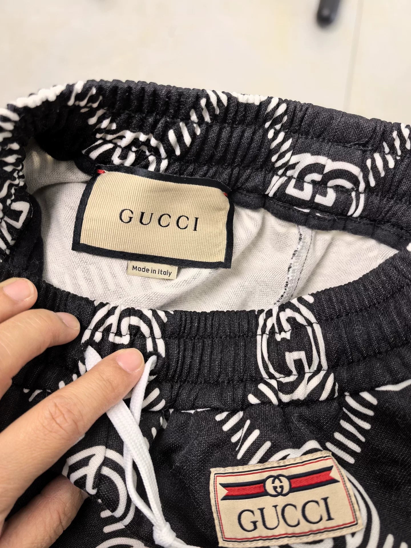 Gucci Printed Sports Pants Original Authentic