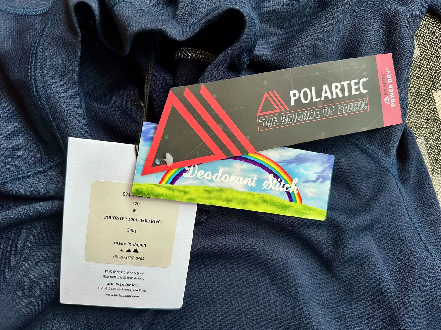 and wander power dry long sleeve shirt