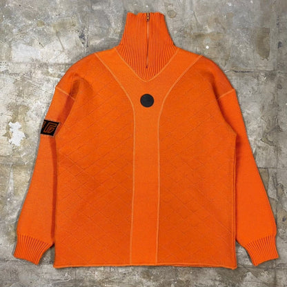 Vintage Jean Paul Gaultier 1990s Sports Logo Knit Sweater