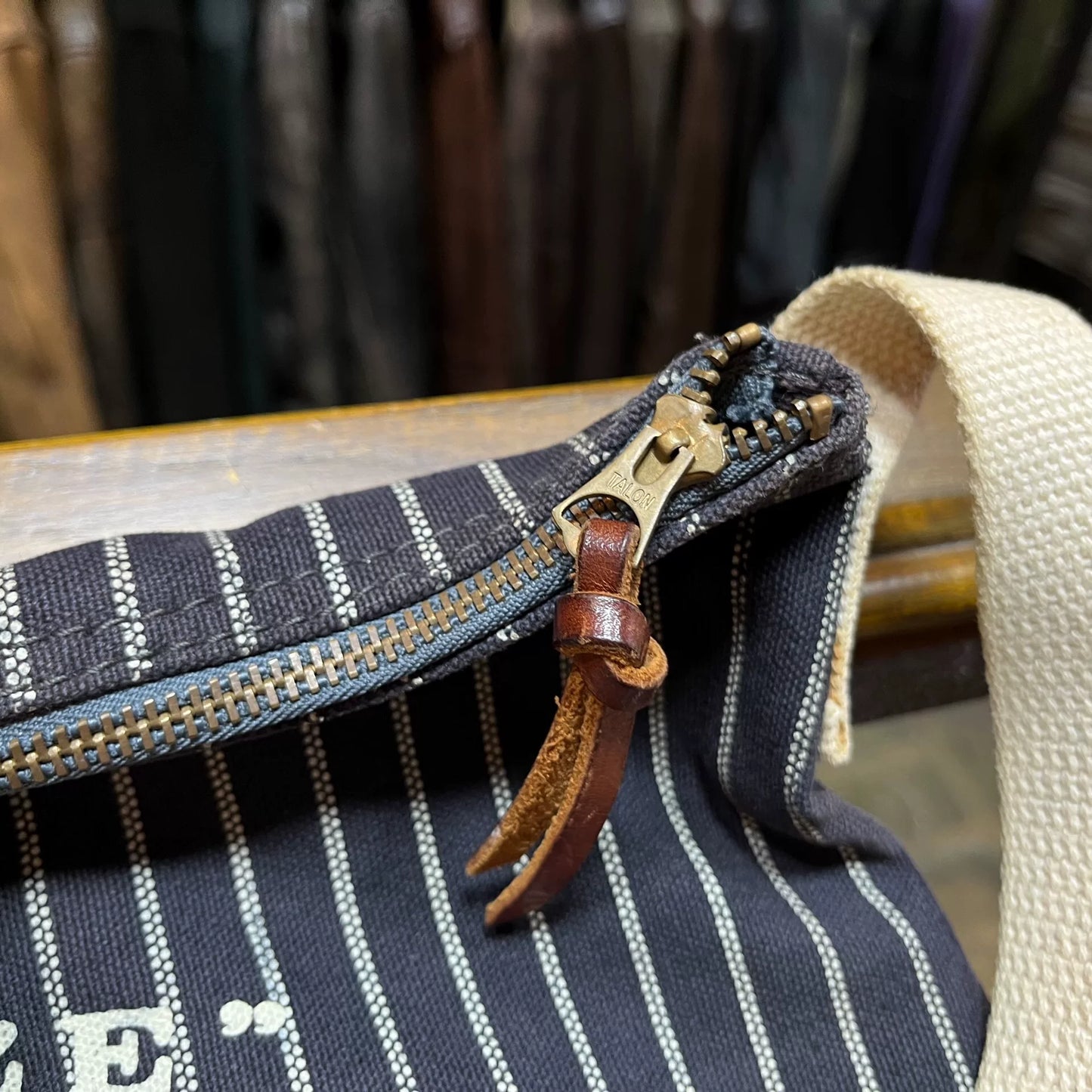 RRL Canvas Tote Crossbody Bag