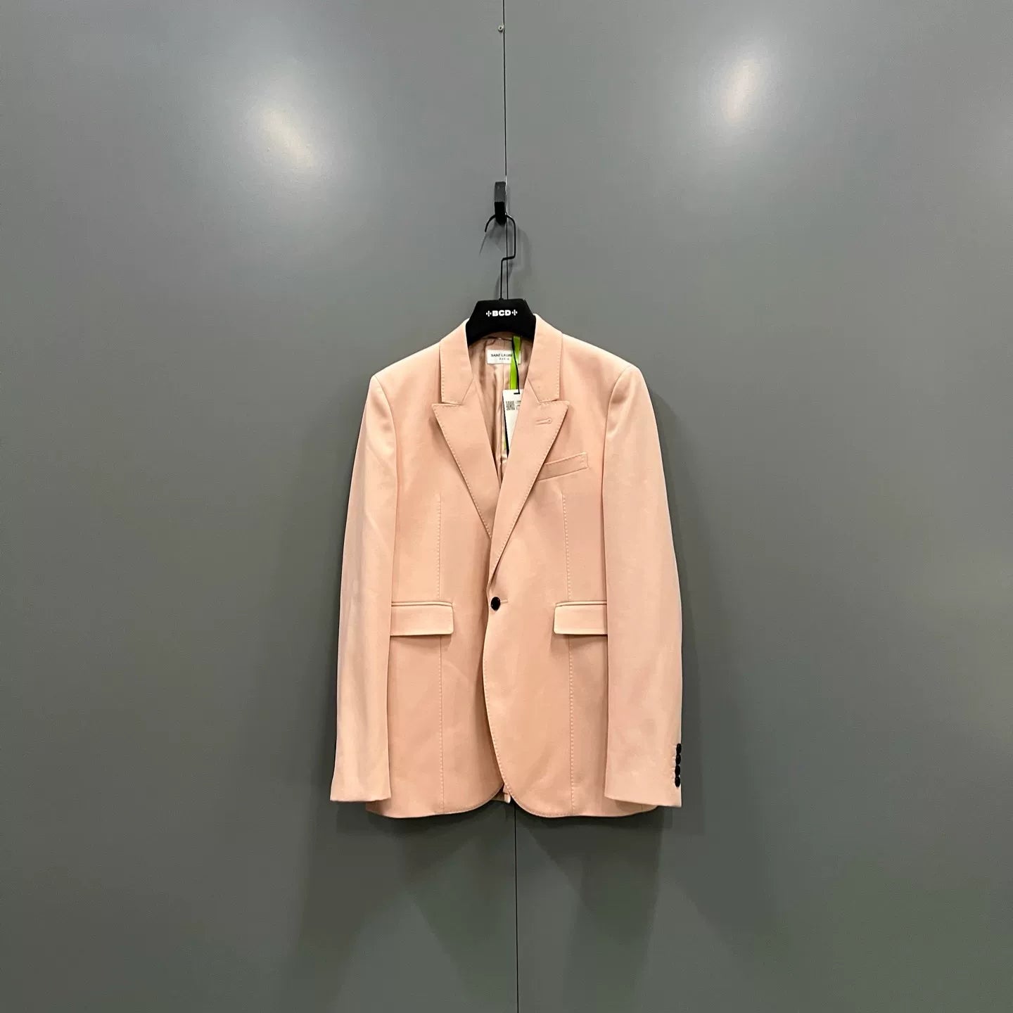 Saint Laurent Pink Lapel Casual Blazer