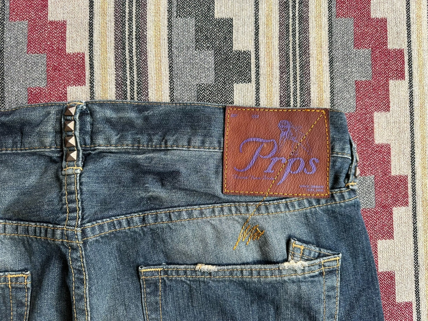 Prps Heavy Washed Distressed Jeans