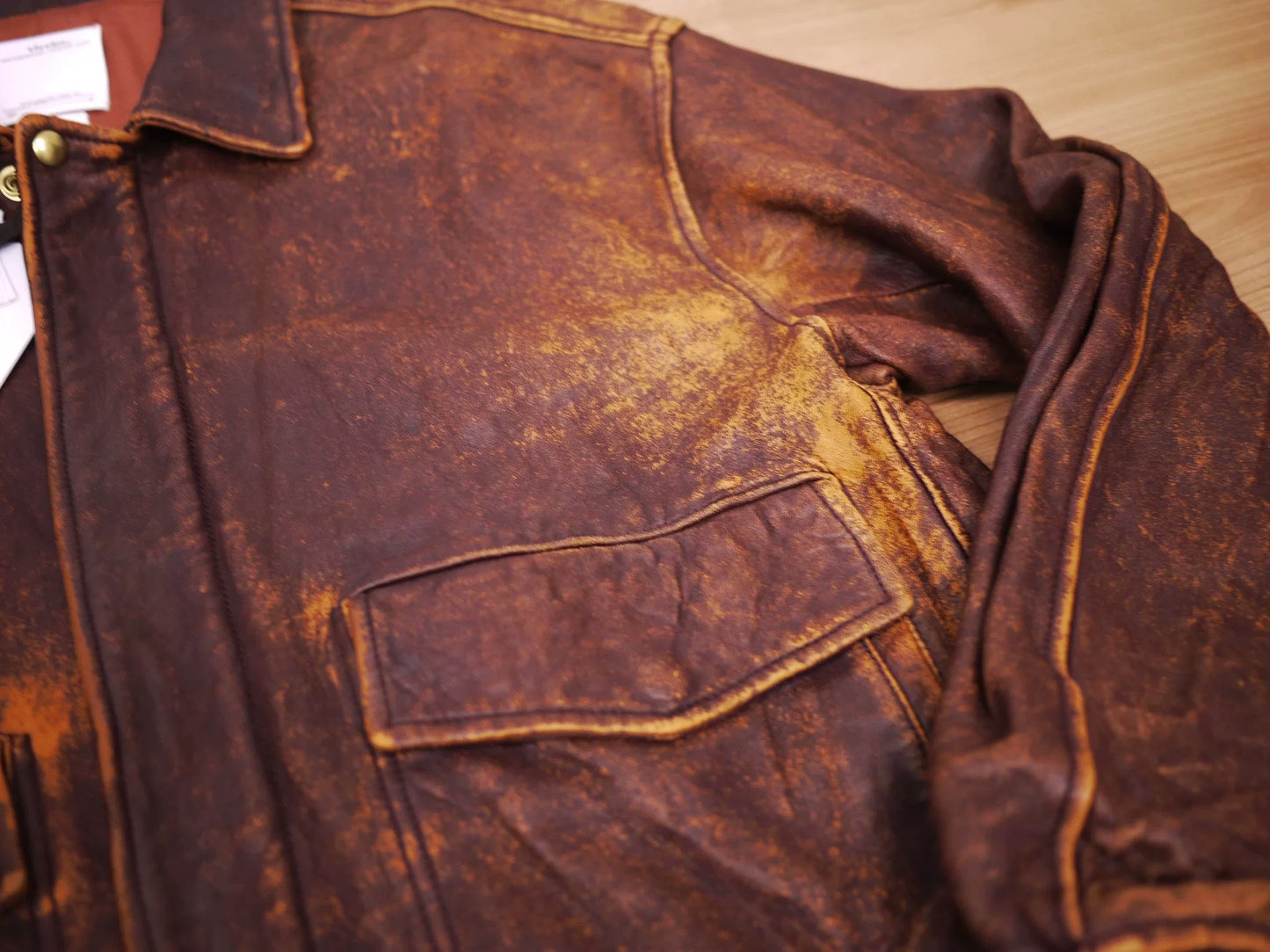 visvim elmenorf jacket burgundy leather