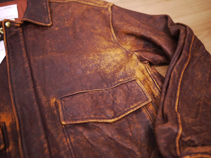 visvim elmenorf jacket burgundy leather