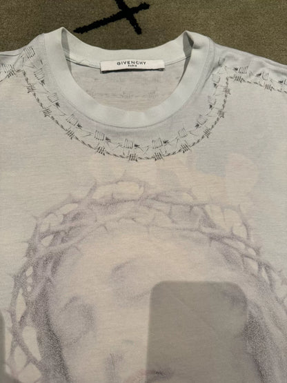 givenchy oversized jesus graphic t-shirt
