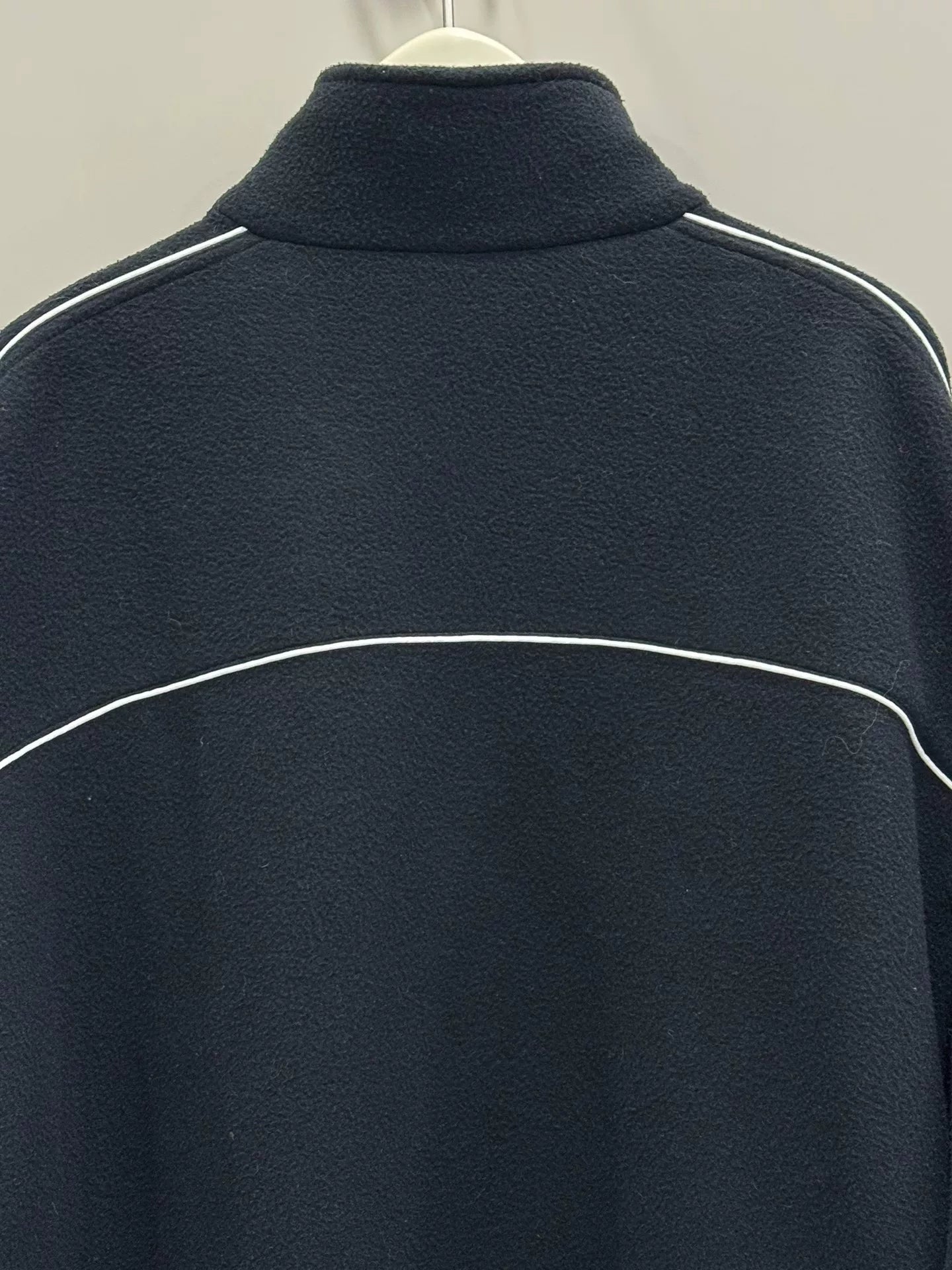 Balenciaga SportyB Embroidered Fleece Jacket Size 50