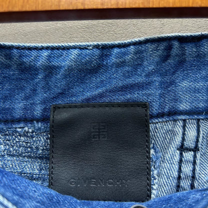 Givenchy Distressed Blue Denim Jeans Size 31