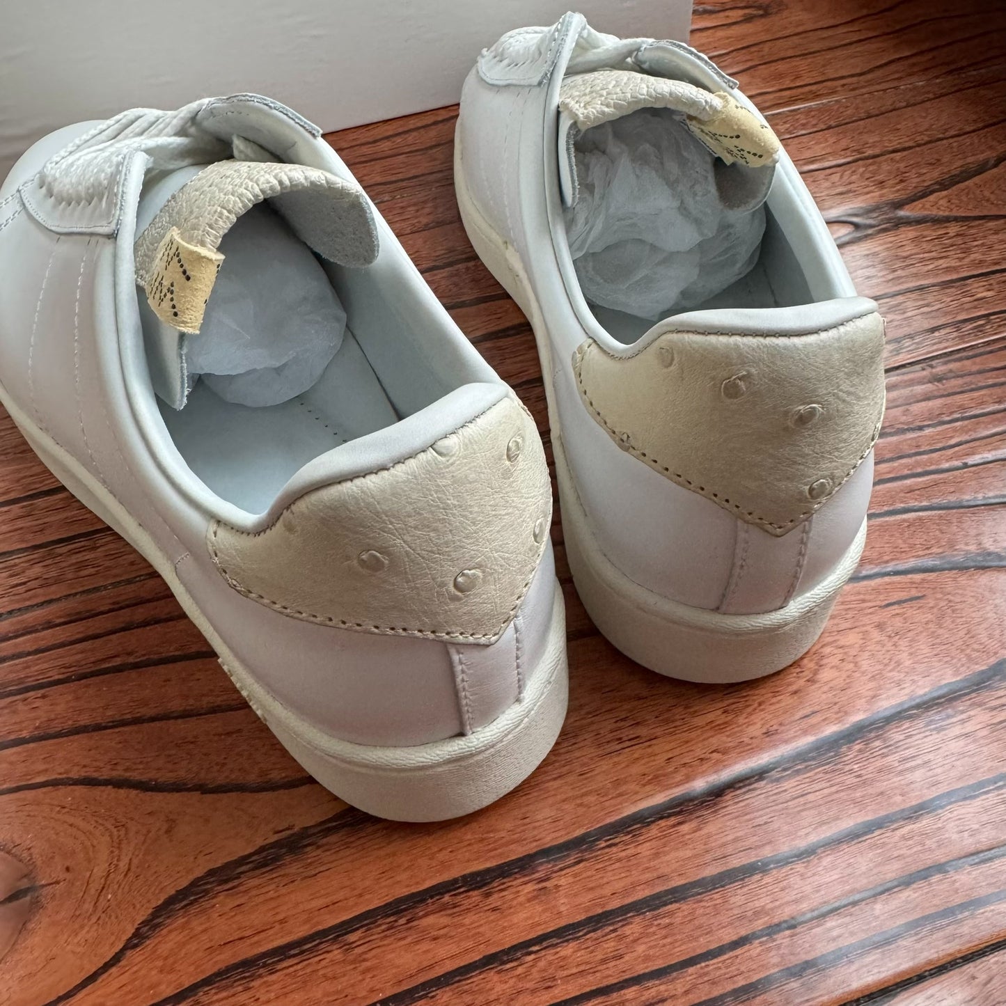 Visvim 25ss Corda Folk Ostrich Leather Sneakers