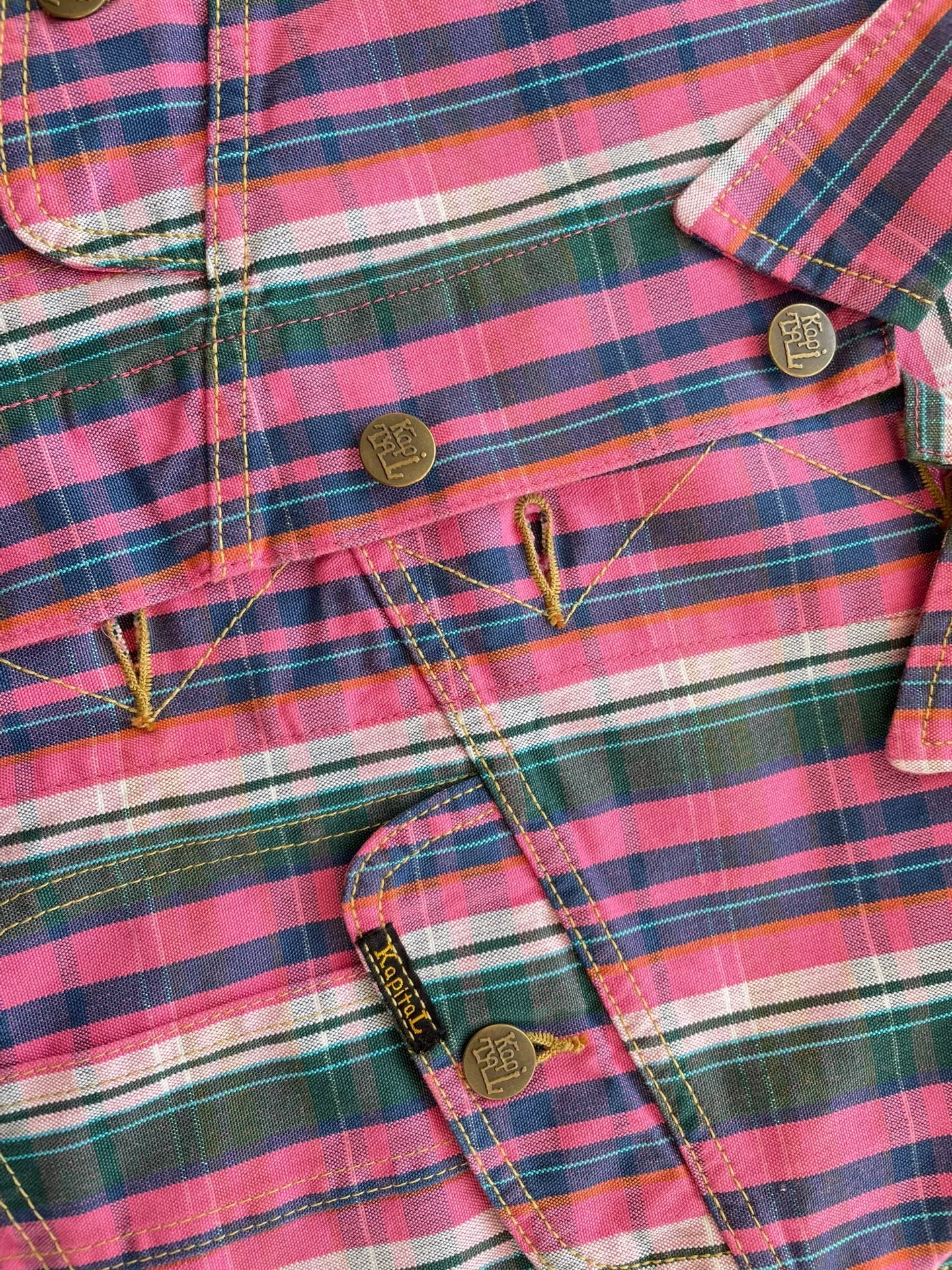 Kapital Plaid Jacket in Size L