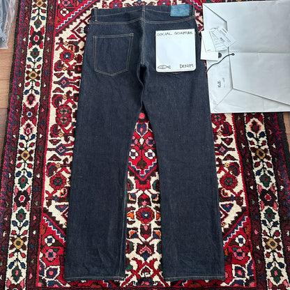 visvim mud-dyed denim pants w34l30