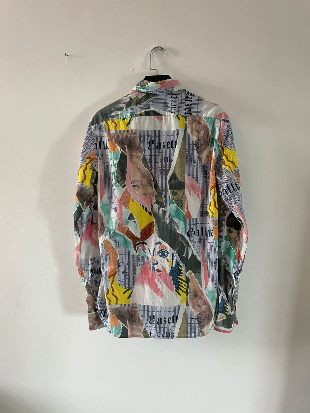 John Galliano Pirate Newspaper Shirt