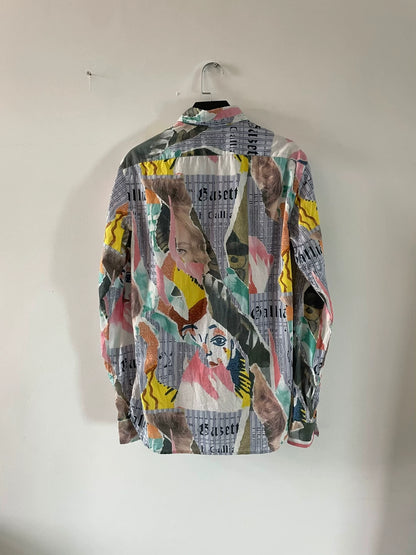 John Galliano Pirate Newspaper Shirt