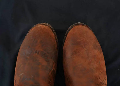 visvim wabanaki engineer boots in brown