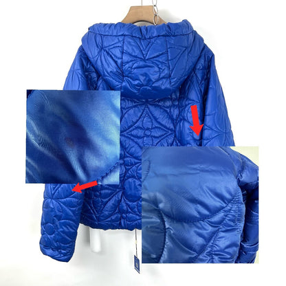Louis Vuitton Blue Monogram Embossed Jacket