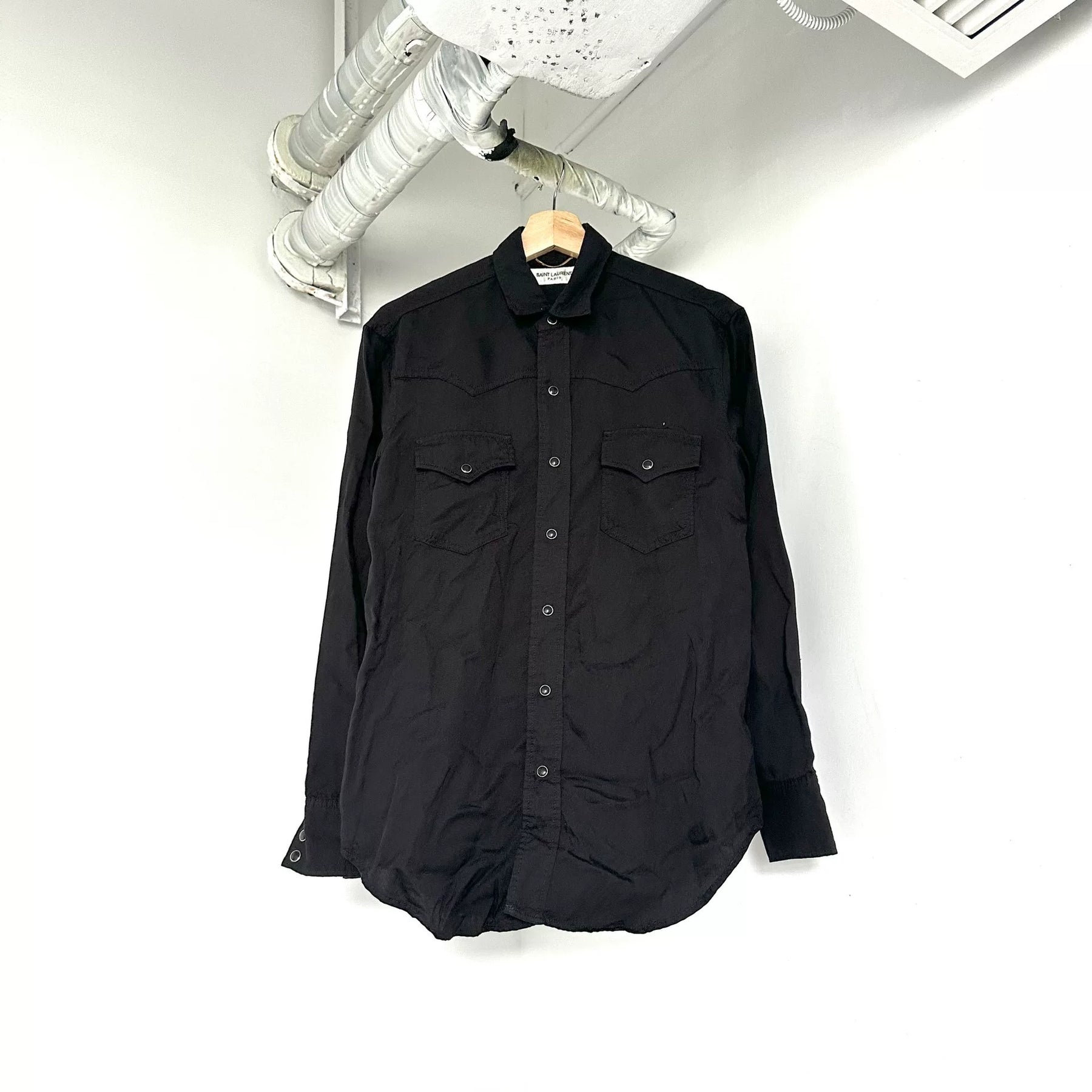 Saint Laurent YSL Gemstone Button Shirt