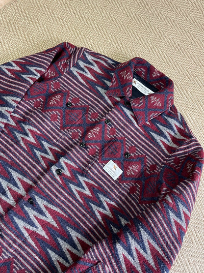 neighborhood red ethnic style jacket