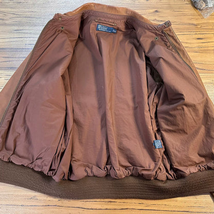 RRL Ralph Lauren A2 Leather Jacket