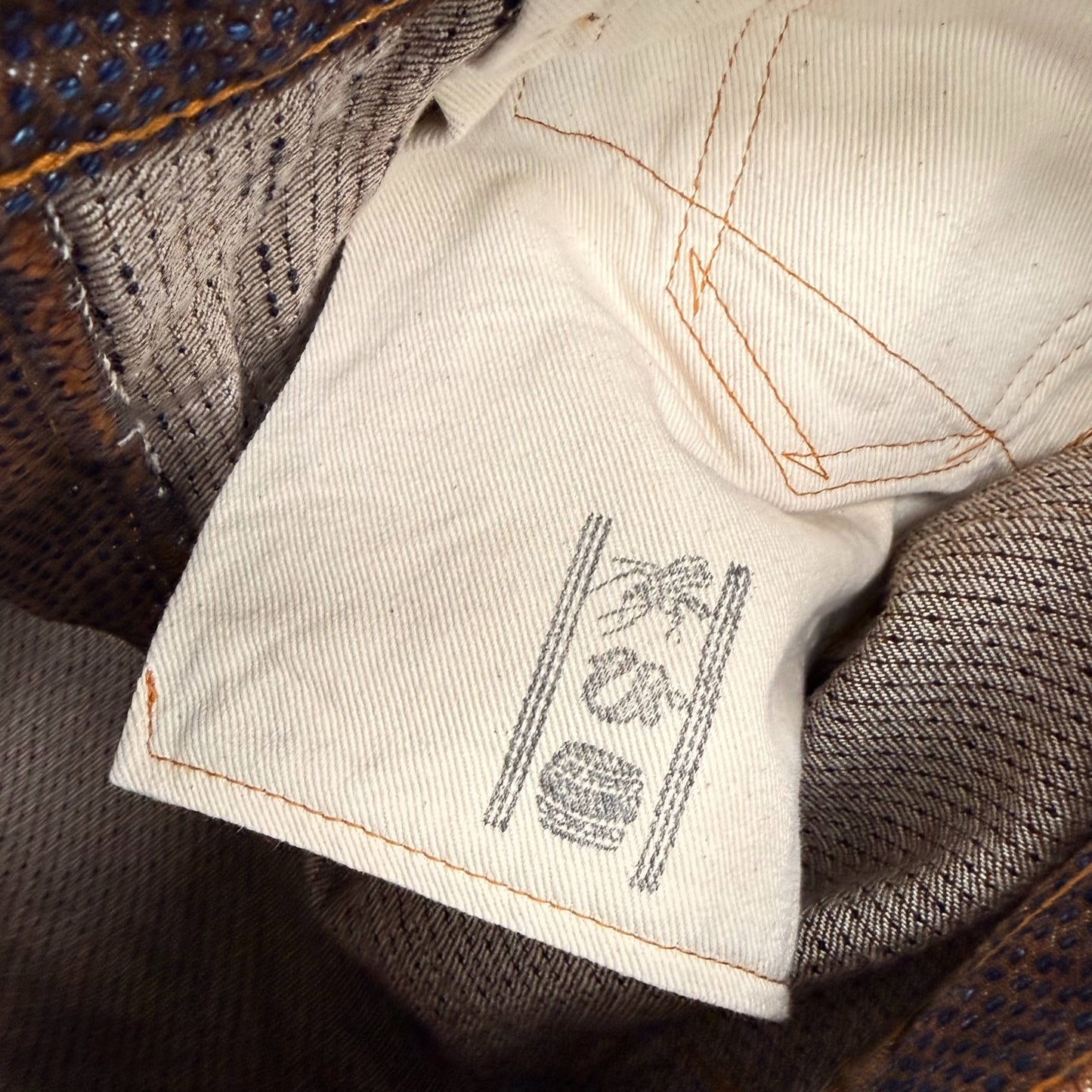 Kapital Persimmon Dyed Slim Fit Jeans