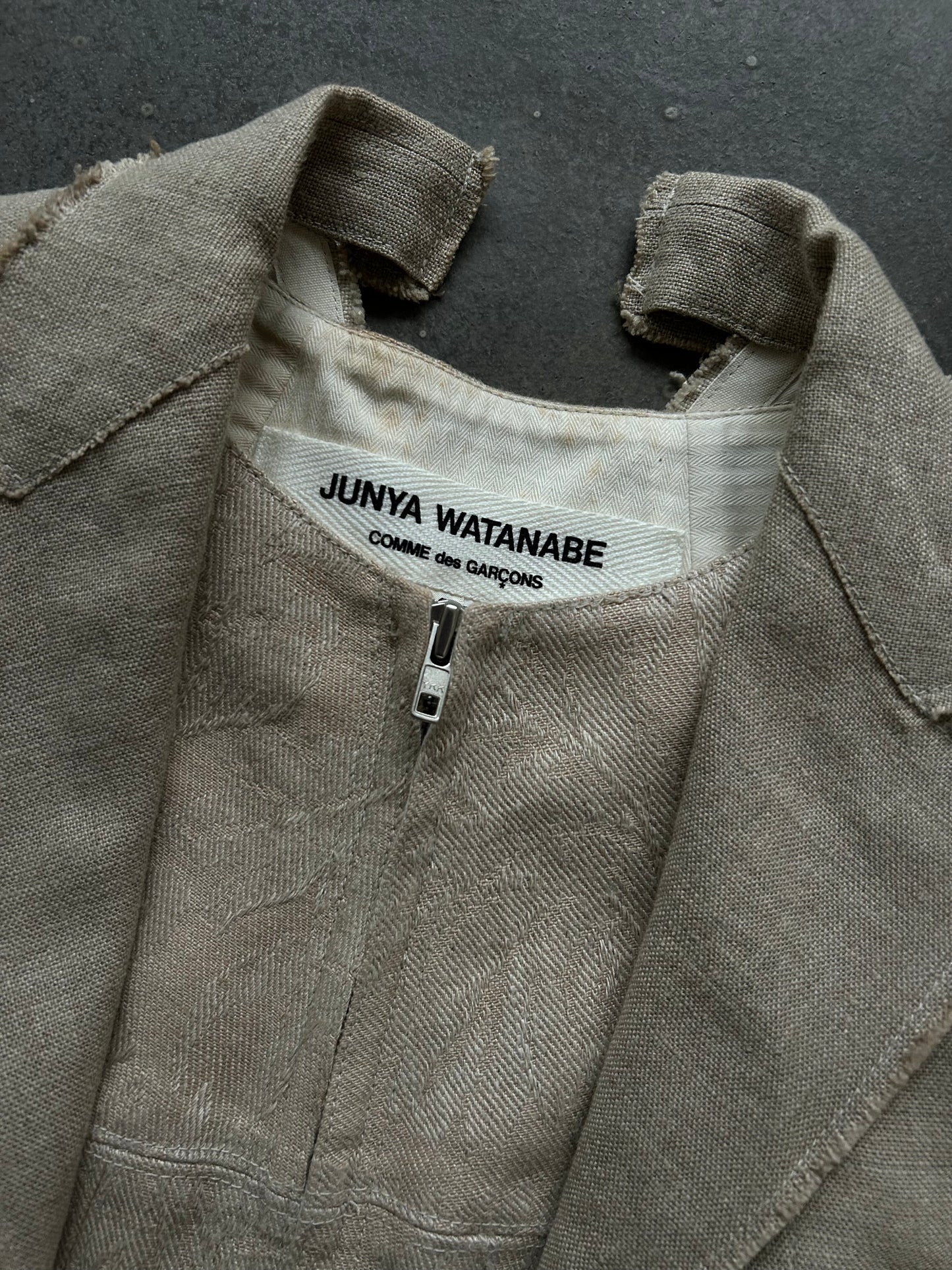 junya watanabe faux layered suit jacket