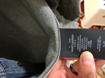 Saint Laurent Blue Denim Jacket
