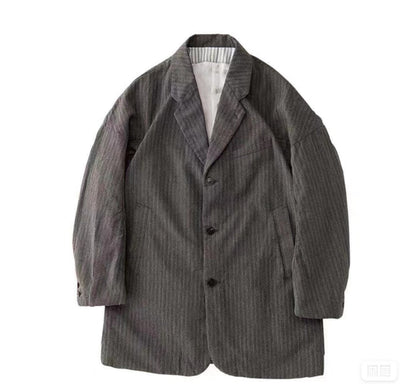visvim 21ss Galen Grey Striped Blazer