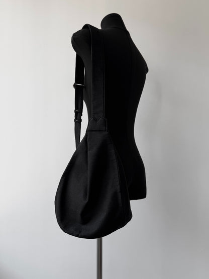 Yohji Yamamoto Discord Linen Drop Bag