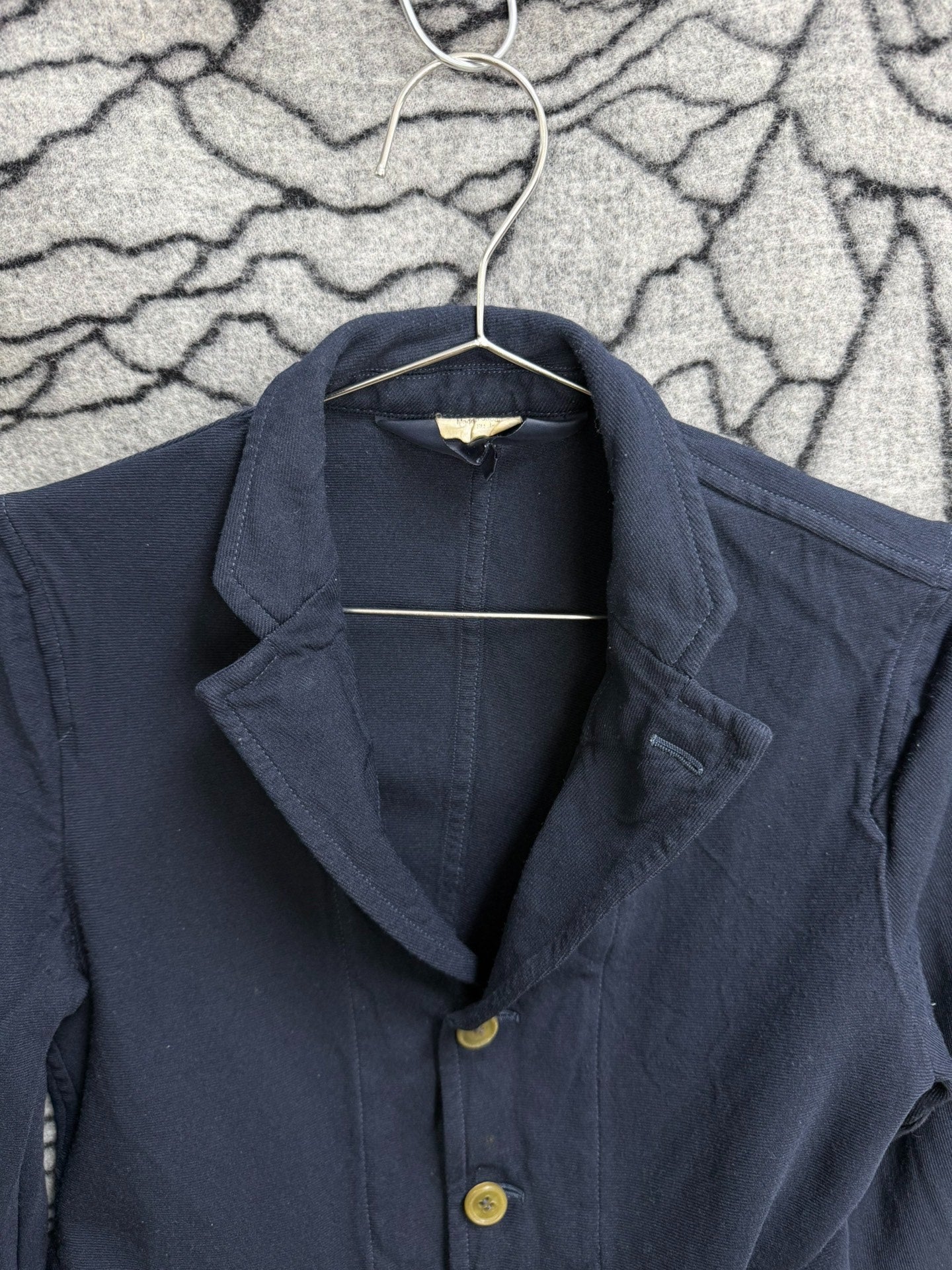 Comme des Garçons Classic Fleece Blazer Navy