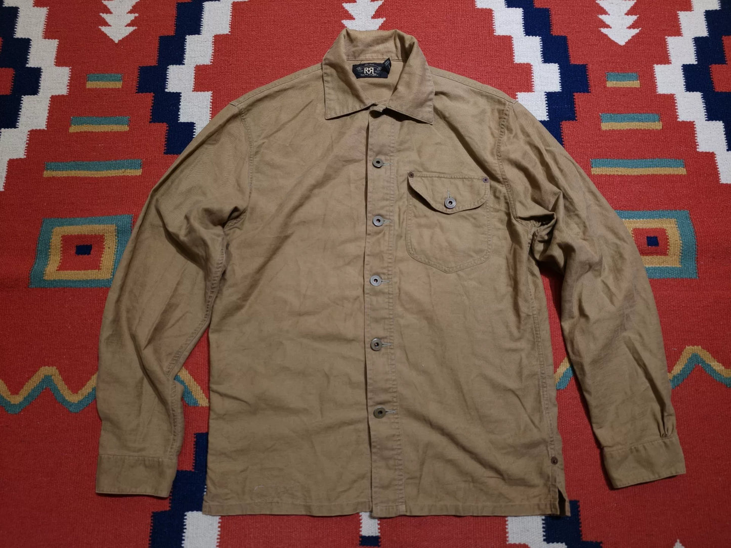 RRL Cotton Linen Miner Shirt Jacket