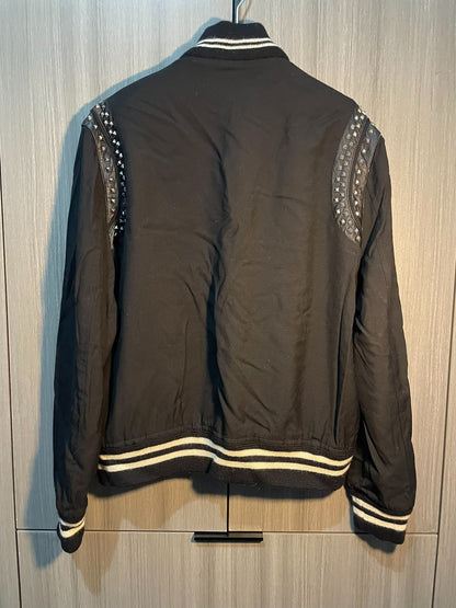 Saint Laurent Studded Leather Shoulder Jacket