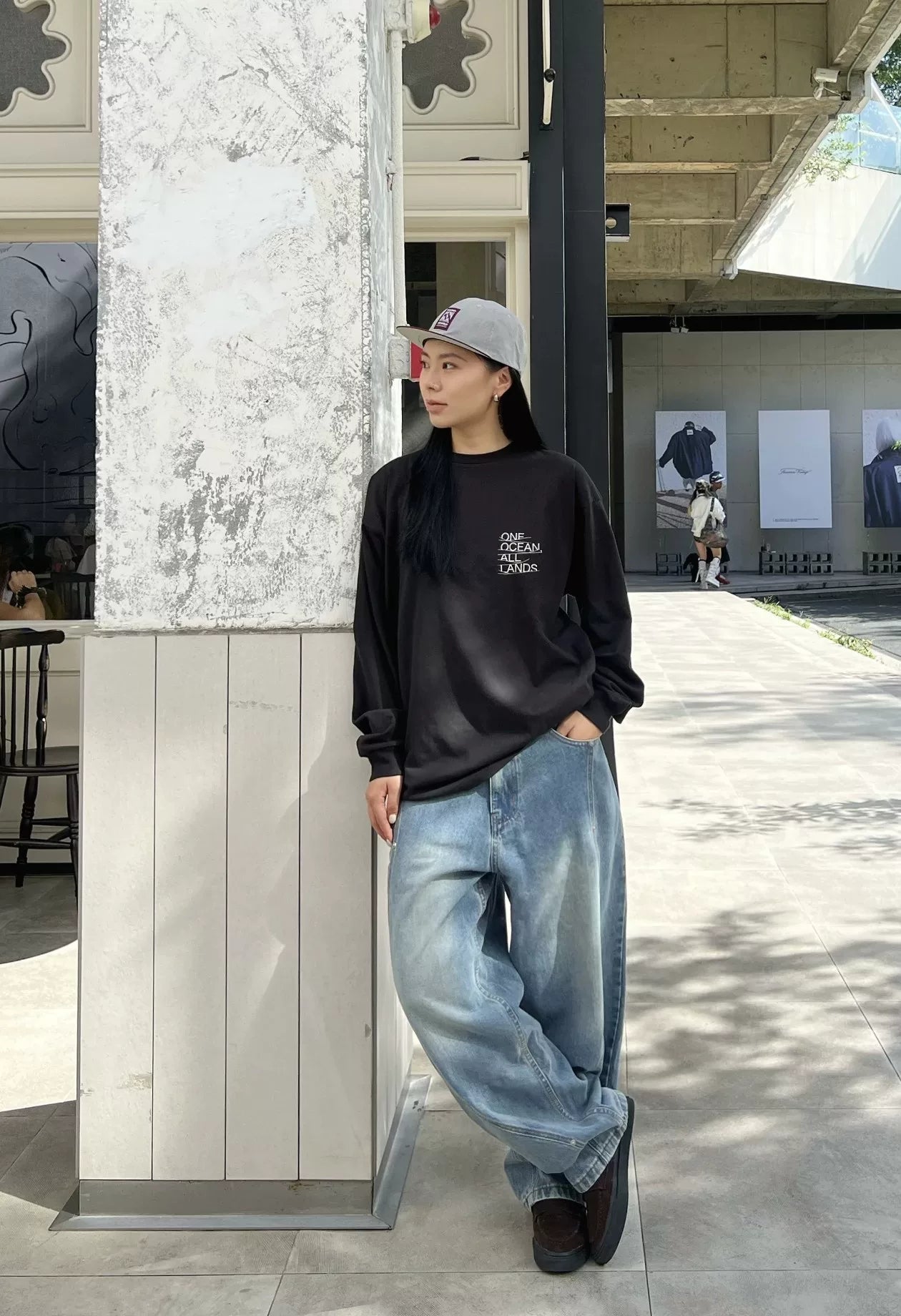 NANAMICA OOAL Graphic L/S Tee