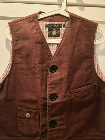 Freewheelers Single Vest in Dark Color