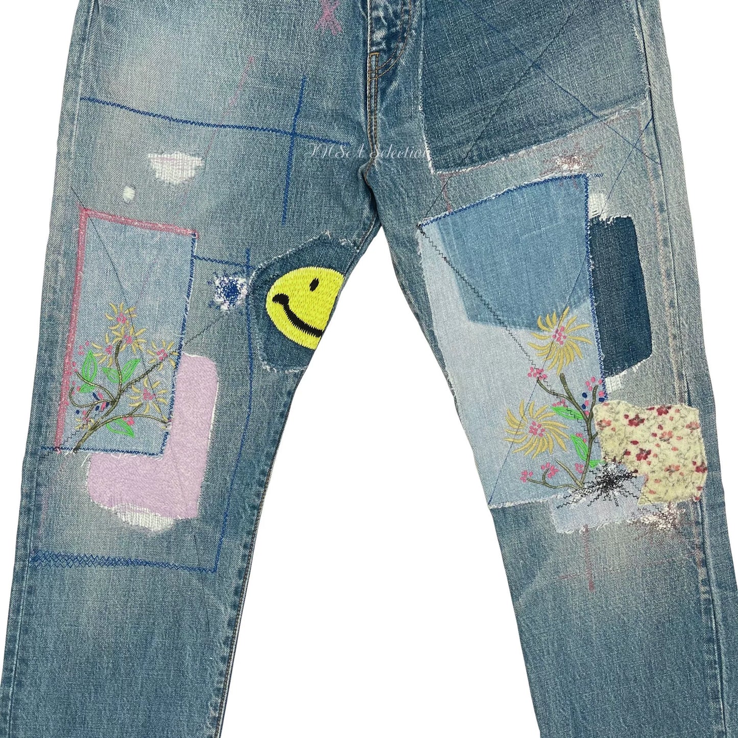 Kapital Kountry Patchwork Denim Jeans