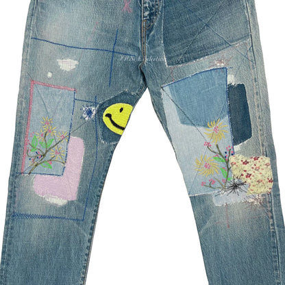 Kapital Kountry Patchwork Denim Jeans