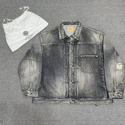 MADNESS 22AW Distressed Denim Jacket