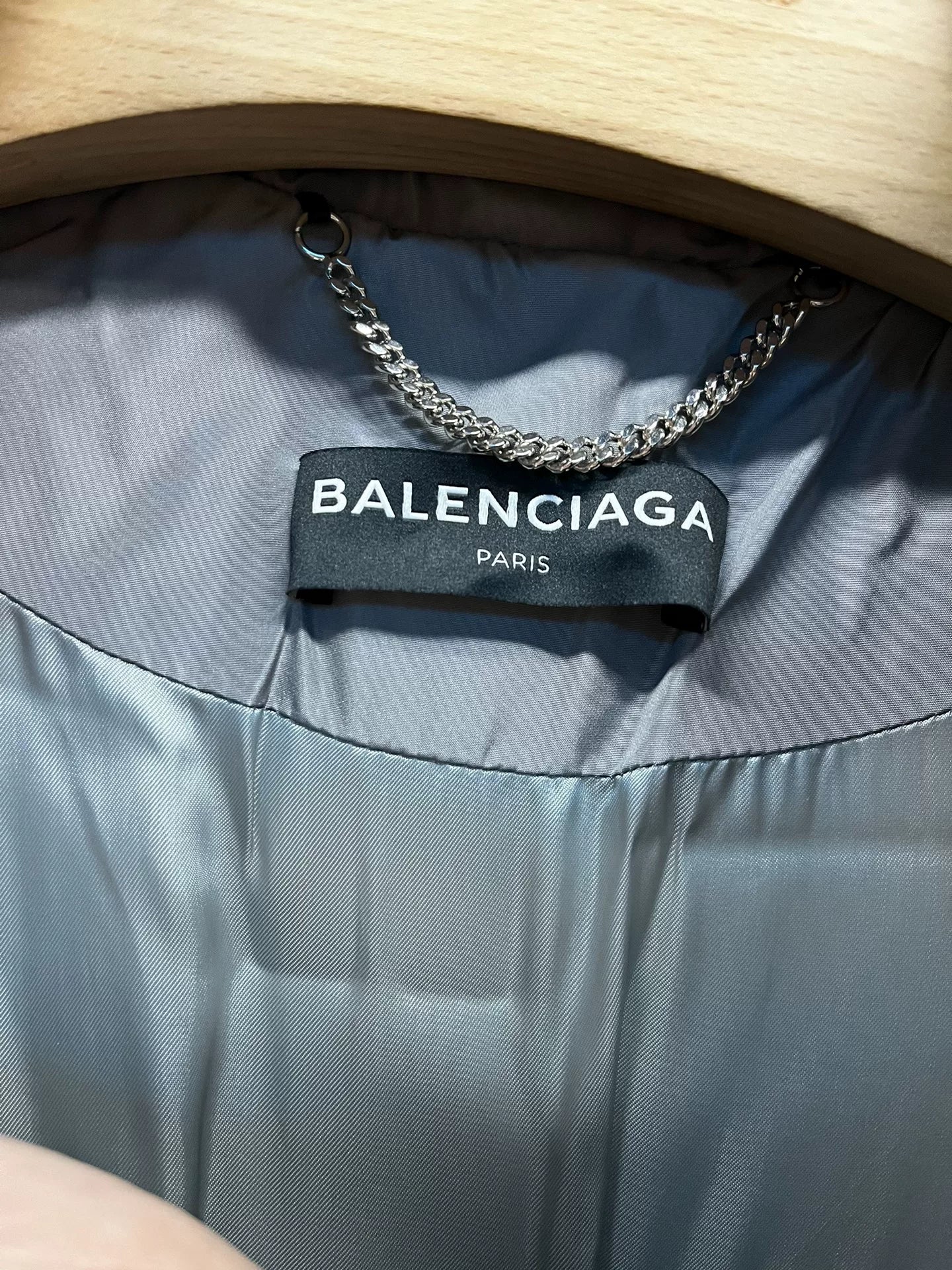 Balenciaga Gray Down Jacket Size 44