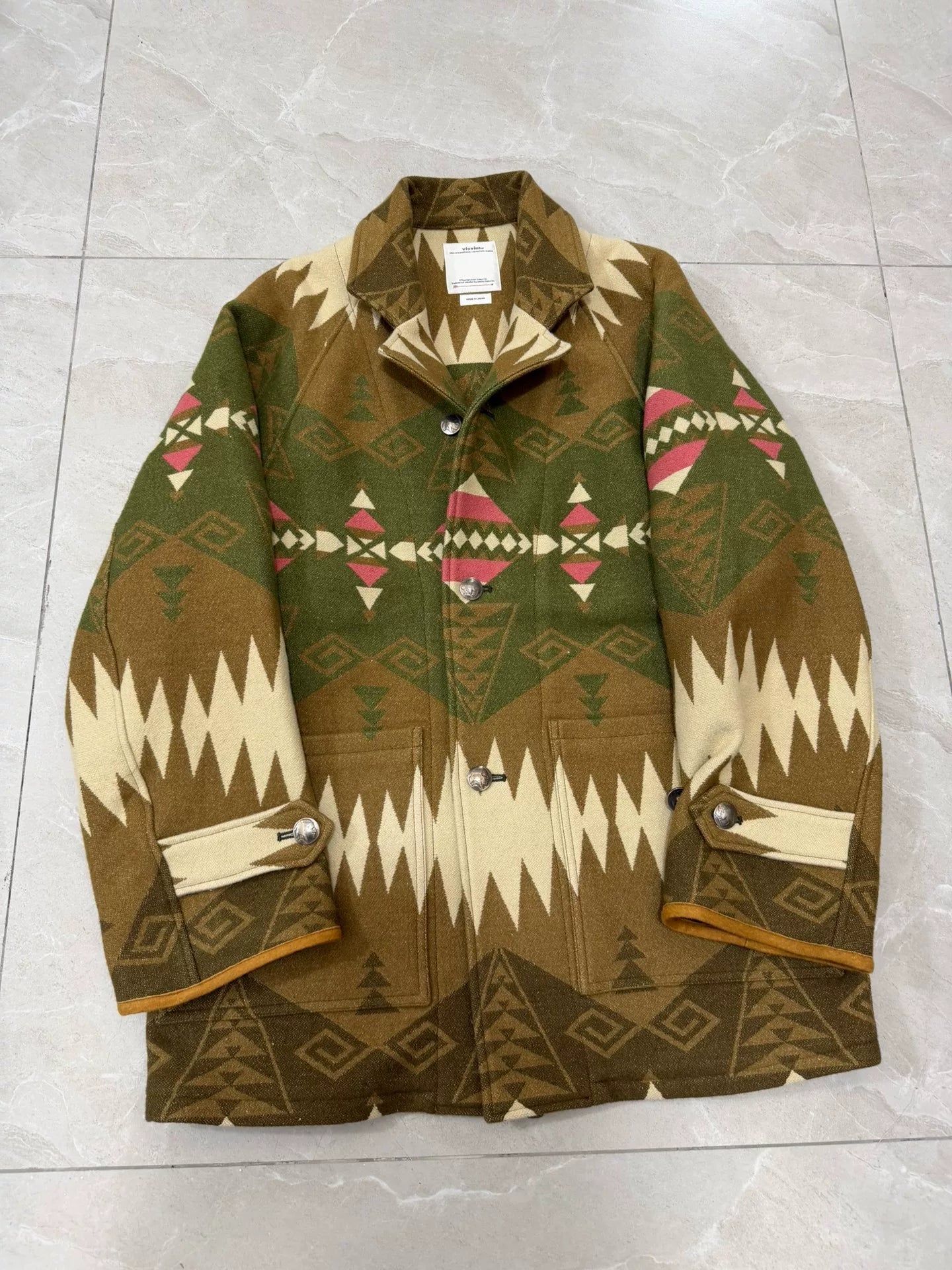 Visvim 23AW Hopiland Coat Native Blanket