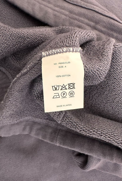 phigvel makers attached hoodie in dark gray