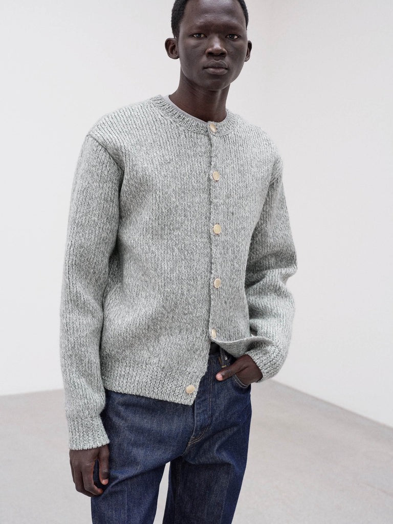 AURALEE AW25 Wool-Alpaca Round Neck Knit