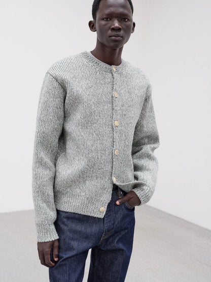 AURALEE AW25 Wool-Alpaca Round Neck Knit