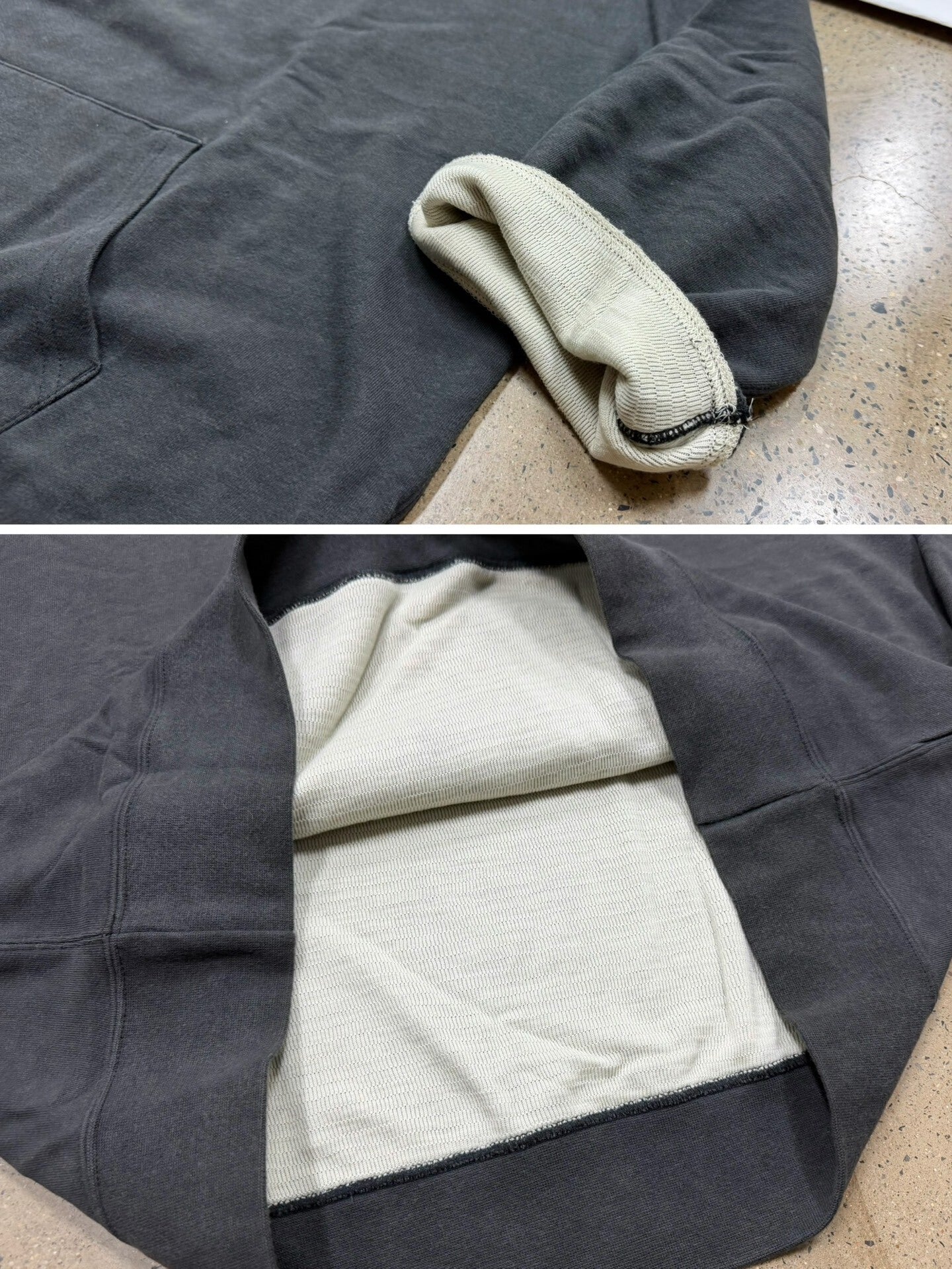 VISVIM 25AW Burrow Dual Sweat DMGD