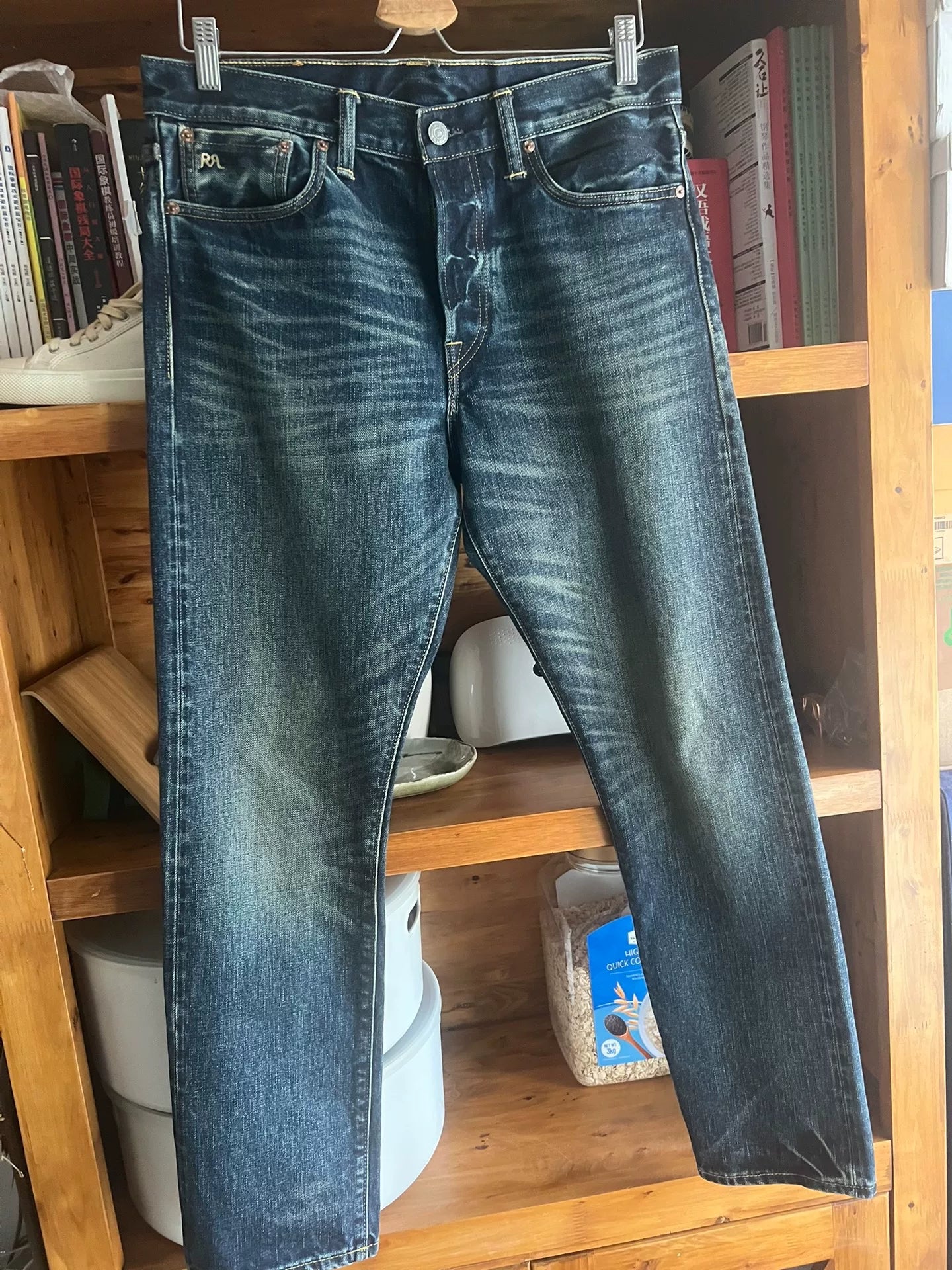 RRL Double RL Slim Wash Denim Pants