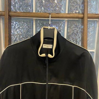 Saint Laurent FW23 Black White Trim Jacket