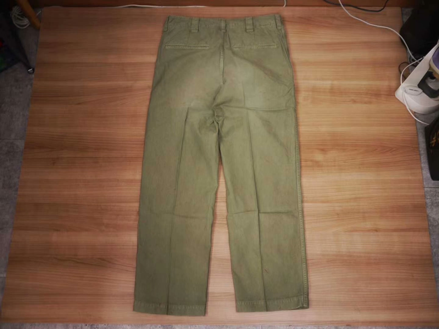 VISVIM Wide Chino Pants Green