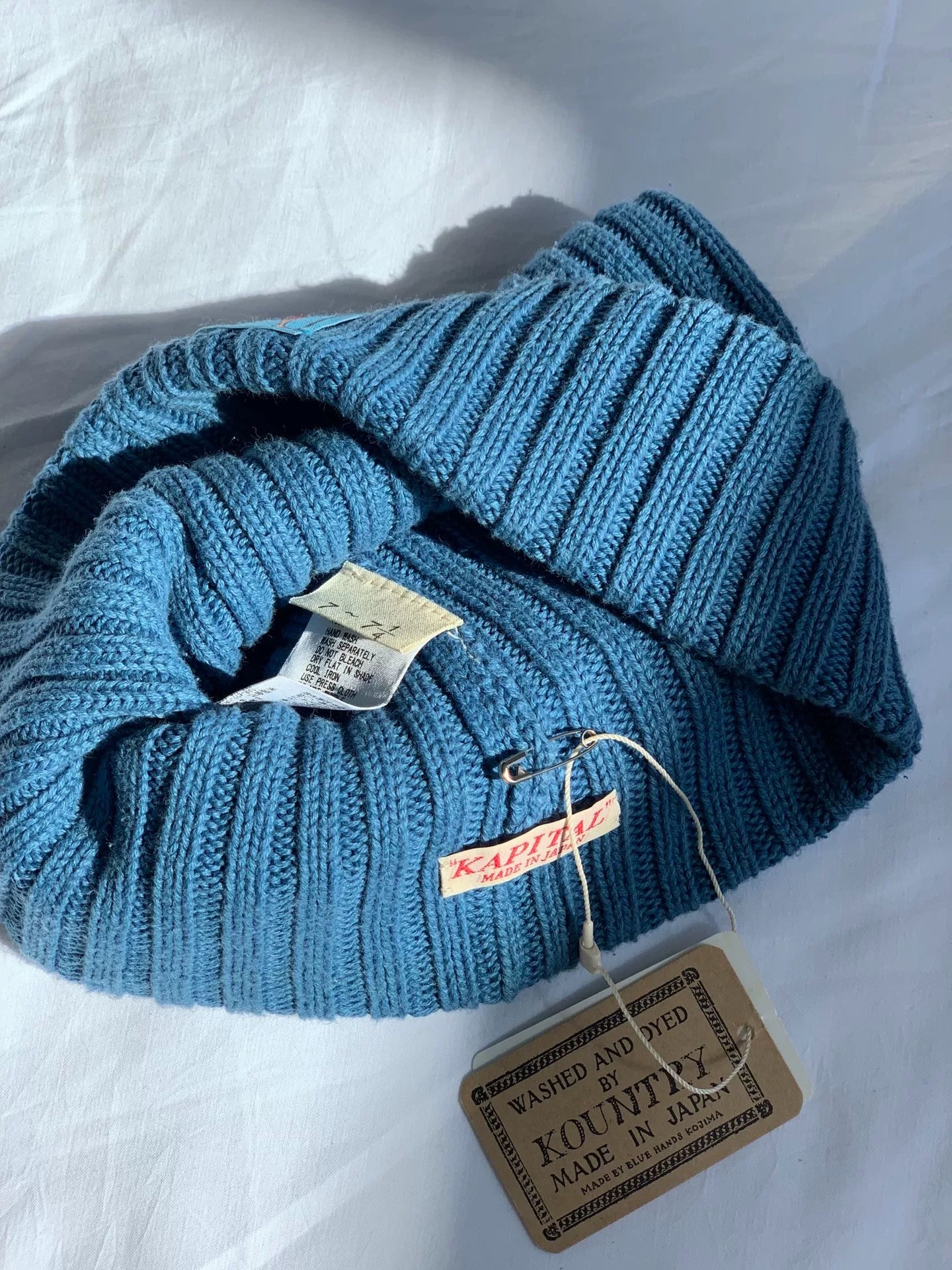 Kapital Color Block Wool Beanie