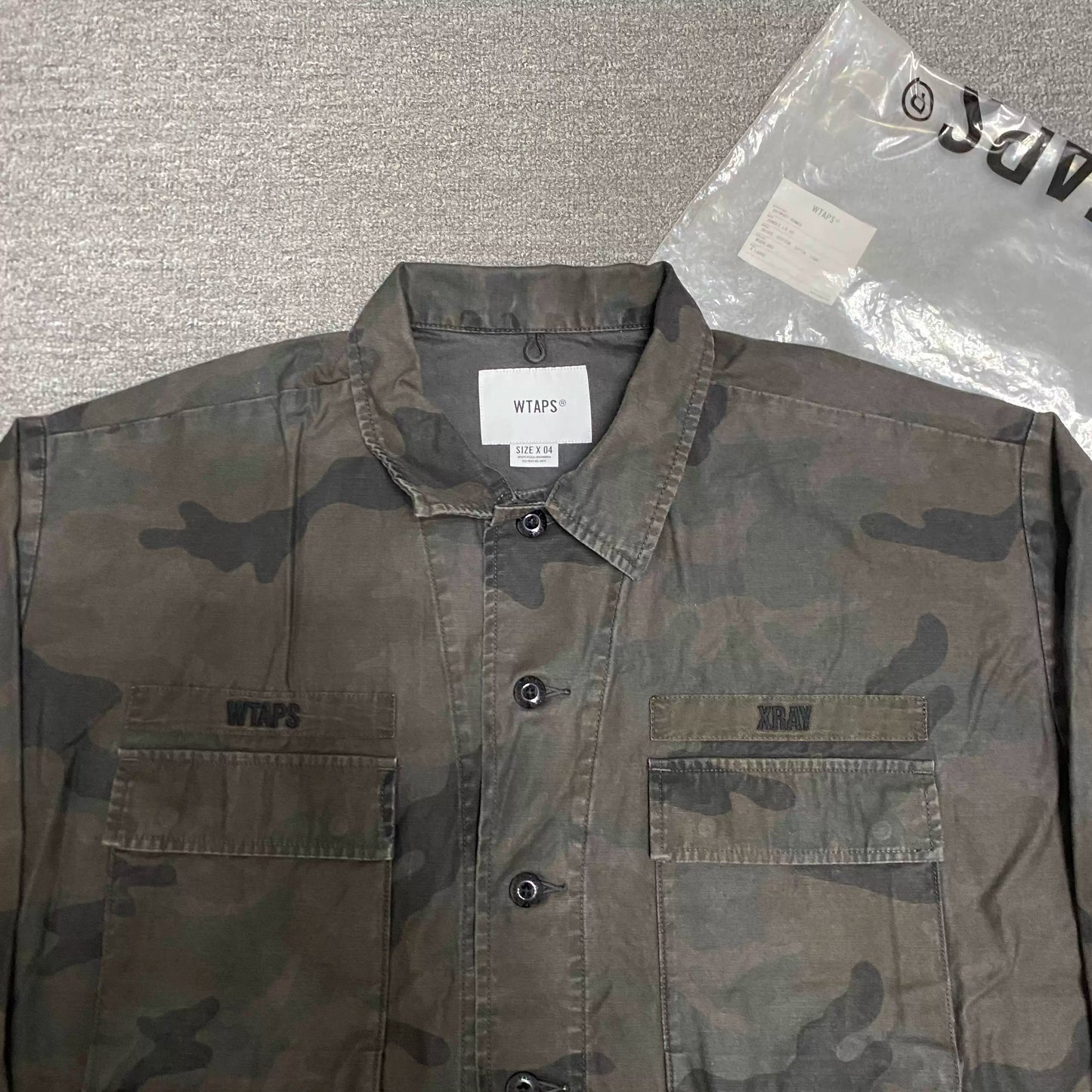 WTAPS 20SS JUNGLE Camo Washed Jacket