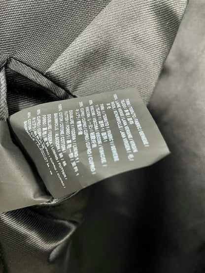 SAINT LAURENT Men's Black Wool Coat