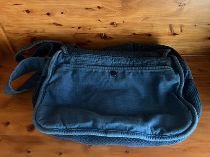 porter classic kendo shoulder bag blue dye