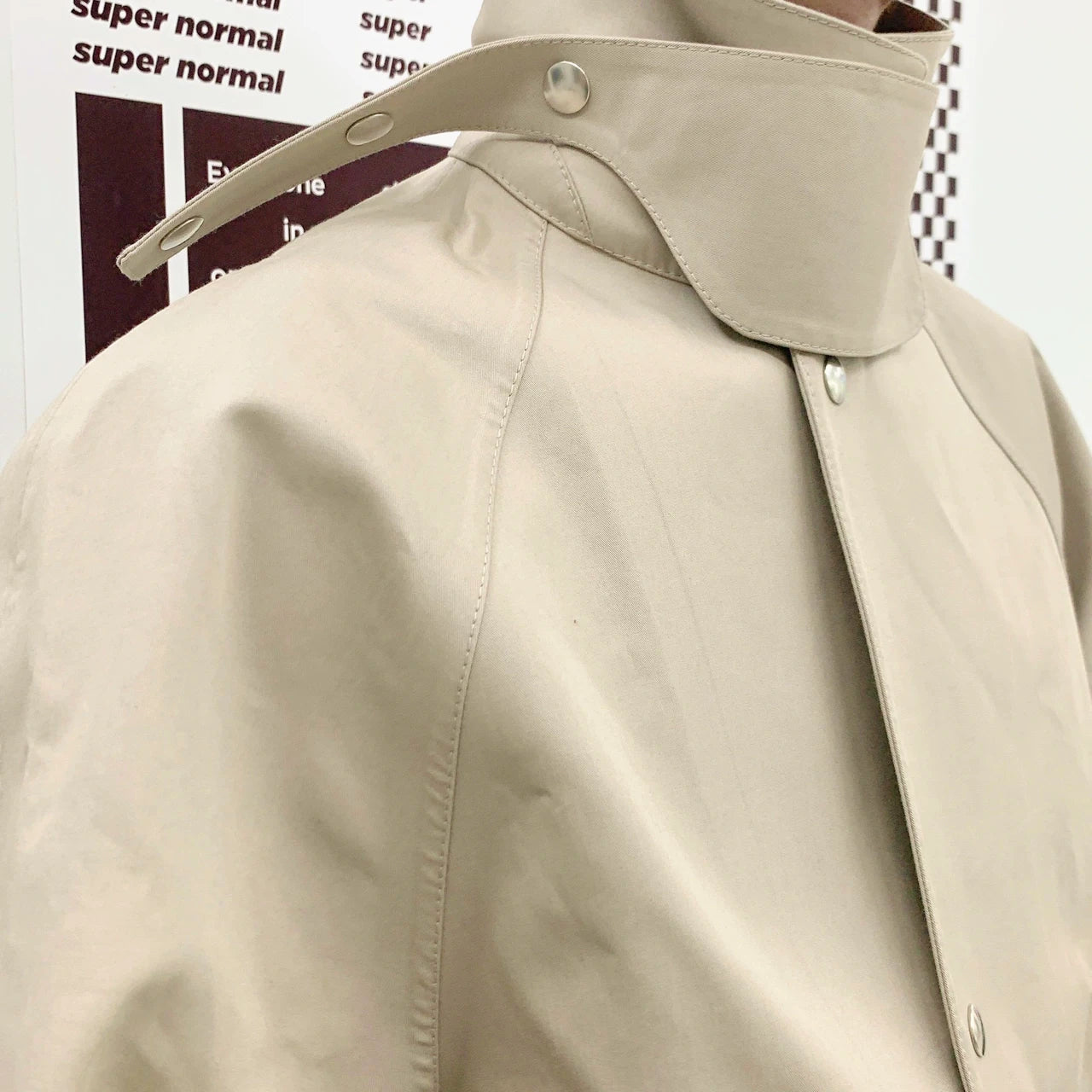 oamc midland jacket in beige color