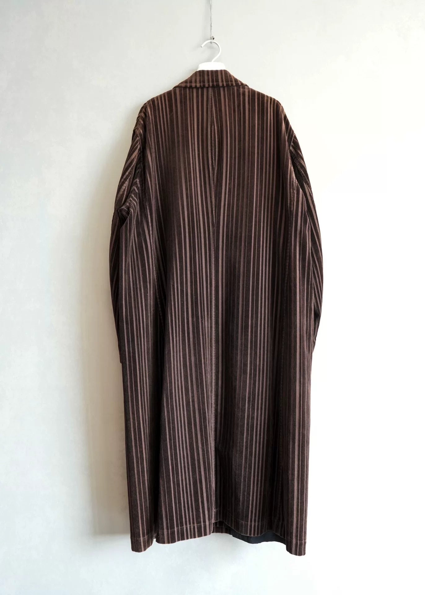 Yohji Yamamoto Striped Corduroy Coat