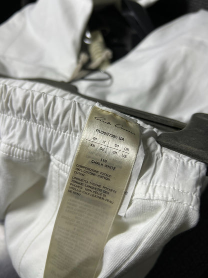 Rick Owens 20ss White Cargo Jogger Pants